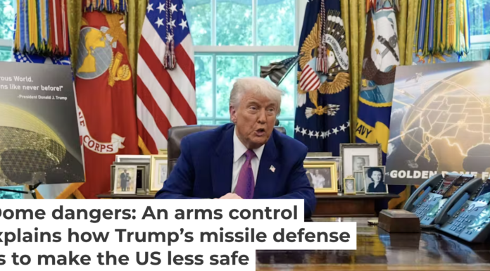 President Donald Trump has grandiose plans for Golden Dome. AP Photo/Alex Brandon